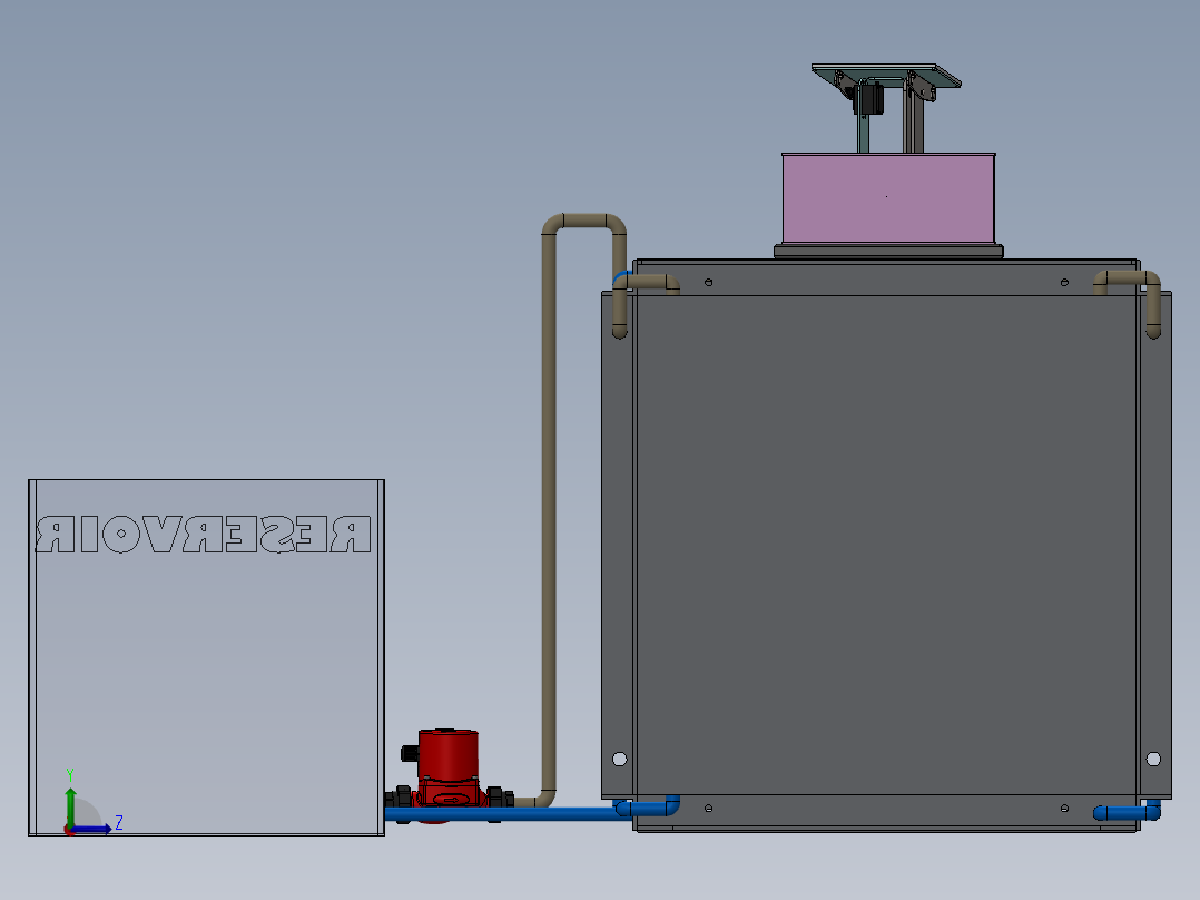 A0004021-蔬菜保鲜冷藏冰箱左视图