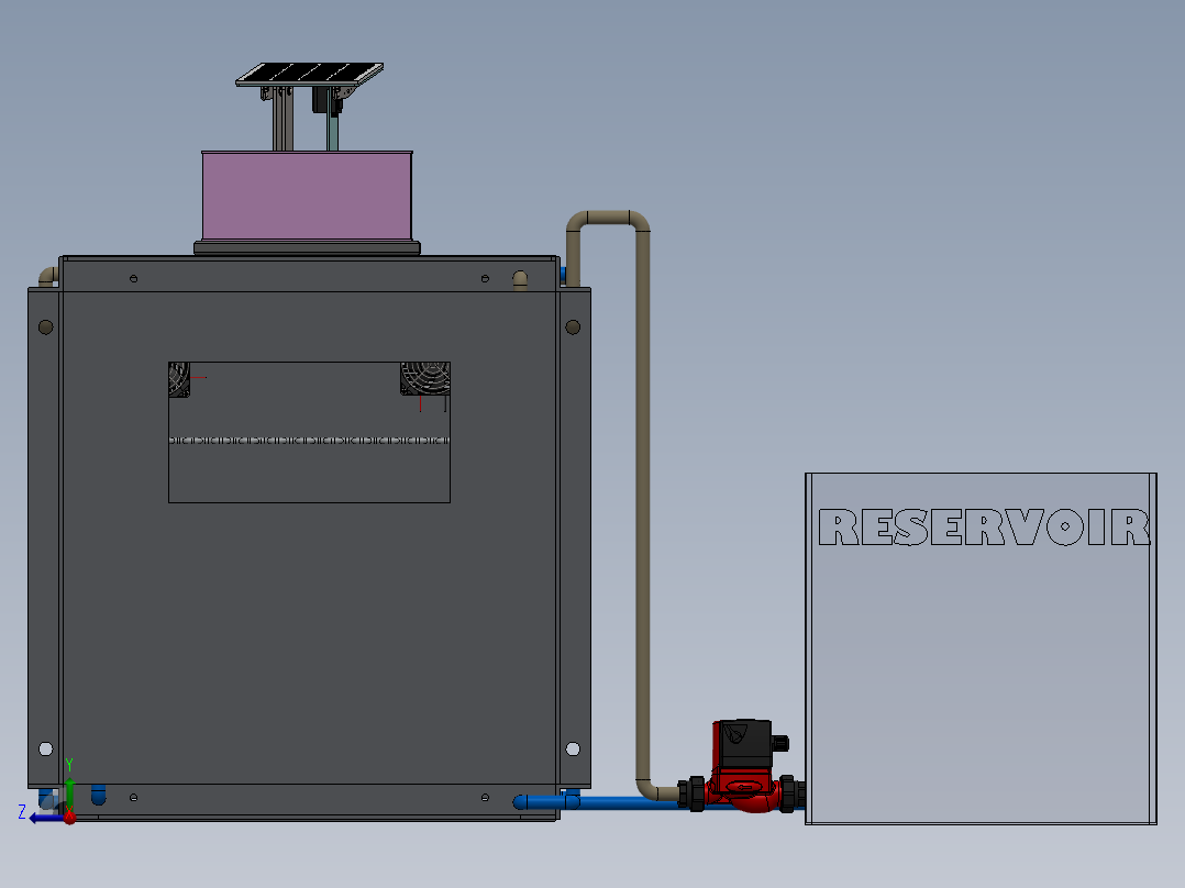 A0004021-蔬菜保鲜冷藏冰箱右视图