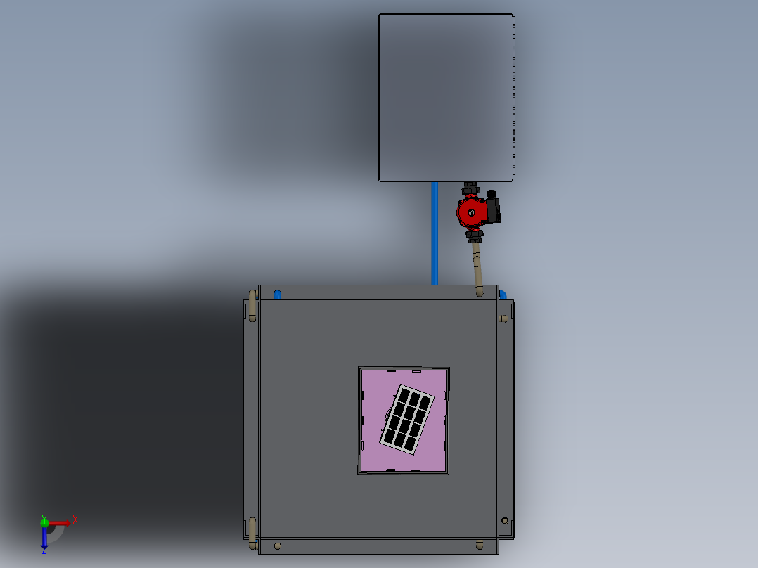 A0004021-蔬菜保鲜冷藏冰箱俯视图