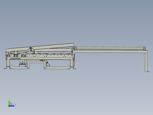 AB升降滚筒组件1V2左视缩略图