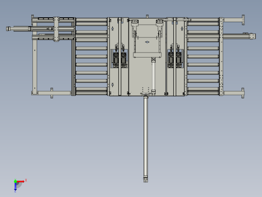 AB升降滚筒组件1V2俯视缩略图
