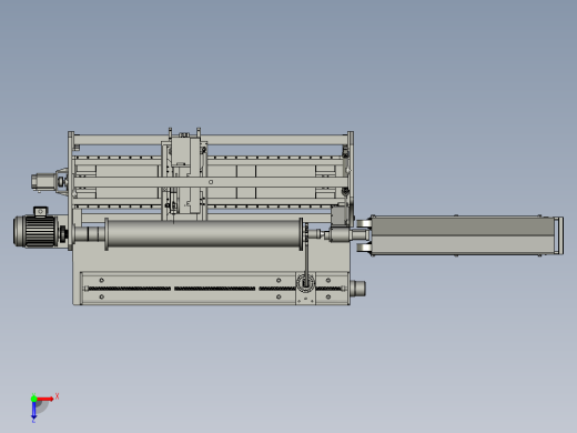 自动上下料一体切管机俯视缩略图