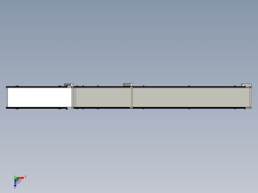 双层皮带传送的输送装置俯视缩略图