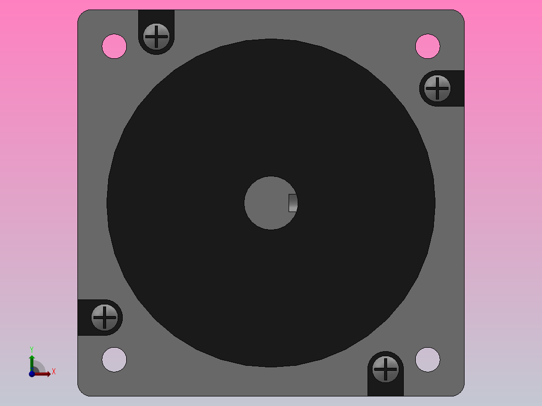 57╱86三相步进电机[86J12126-623]前视图