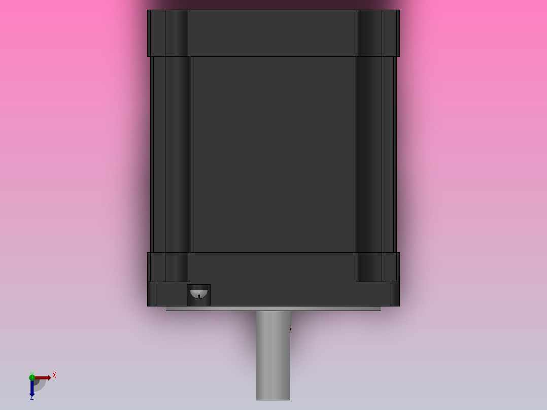 57╱86三相步进电机[86J12126-623]俯视图