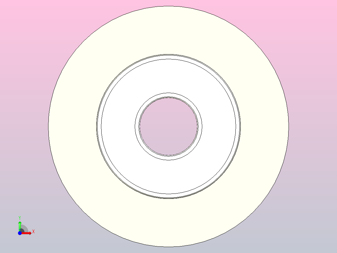 QAC01-25-L15直柱型带轴承 滚轮前视图