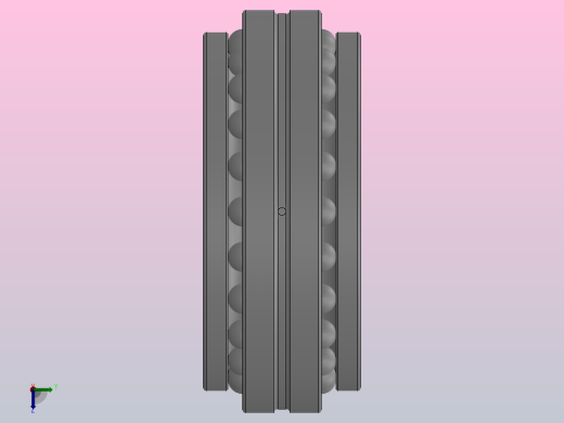 机床主轴用双向推力角接触球轴承_234456俯视缩略图