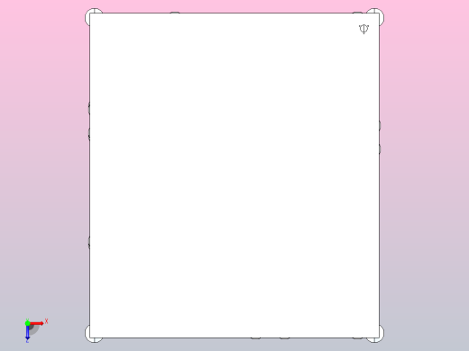 数控床身钣金外罩俯视缩略图