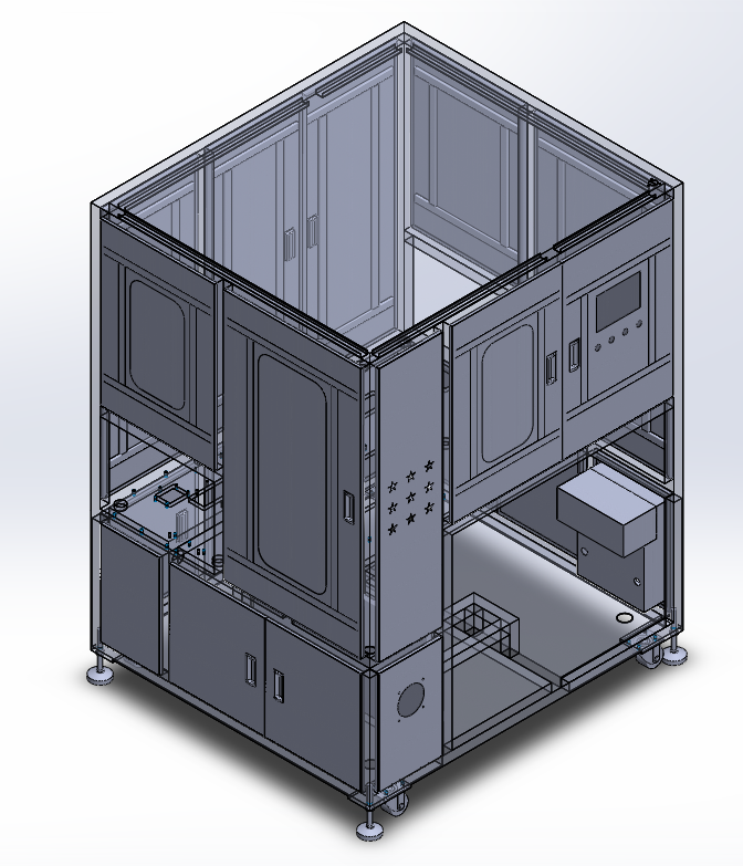 数控床身钣金外罩