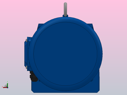 RF17法兰轴伸式安装斜齿轮减速机RF17-Y0.37-4P-71-M1-0°-Φ120后视缩略图