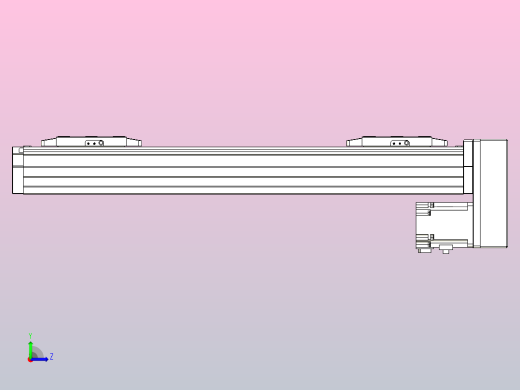 滚珠丝杠线性轴TPA-GCRS-80-1610C-L100-MP-M20-N3左视缩略图