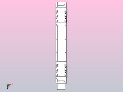 滚珠丝杠线性轴TPA-GCRS-80-1610C-L100-MP-M20-N3俯视缩略图