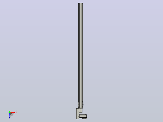 皮带直线轴半封闭可选导轨TPA-HNB-65S-90-L1450-ML-Y-P10-N3俯视缩略图