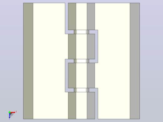 C系列外螺纹型外露式合页[PDNEC-60]俯视缩略图