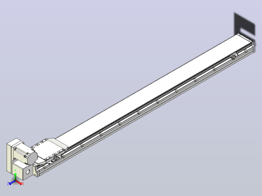 机器人皮带驱动直线轴TPA-GCB-150-P80-L1400-LU-M75-N3