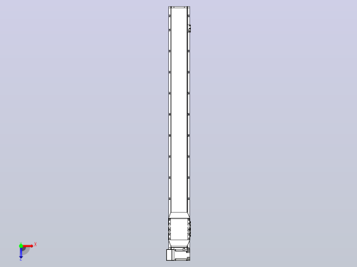 机器人皮带驱动直线轴TPA-GCB-150-P80-L1400-LU-M75-N3俯视缩略图