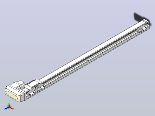 滚珠丝杠直线轴内置导轨TPA-GCR-40-1210C-L700-MR-M10-N3正等轴测缩略图