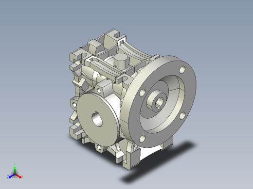 减速器2主视缩略图
