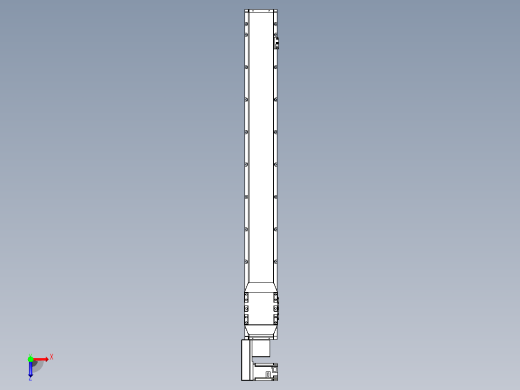 机器人皮带驱动直线轴TPA-GCB-150-P80-L1200-QL-M75-N3俯视缩略图