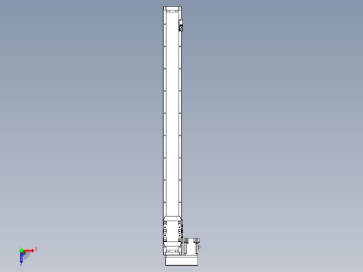 滚珠丝杠直线轴内置导轨TPA-GCR-80-1610C-L900-ML-M40-N3俯视缩略图