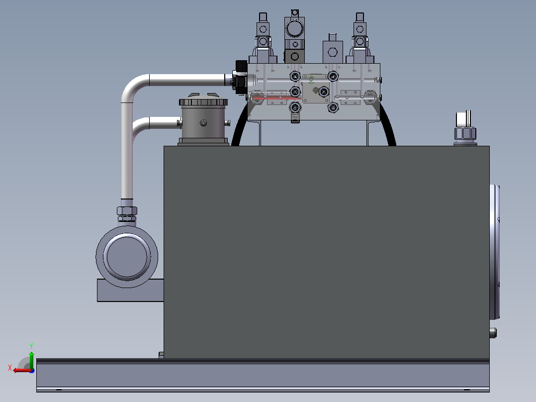 高炉开铁口钻钎机构系统液压系统设计  SW+CAD+说明书后视图