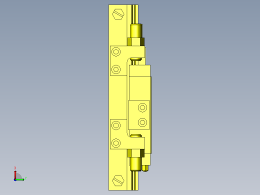 回转、夹紧工装前视缩略图