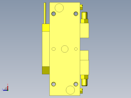 回转、夹紧工装左视缩略图