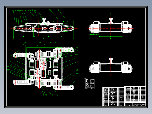 履带式机器人移动底盘的设计100