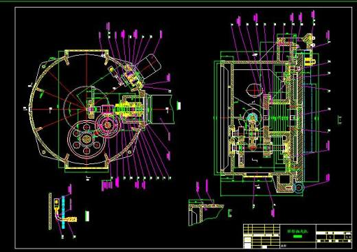 环形抛光机装配图缩略图
