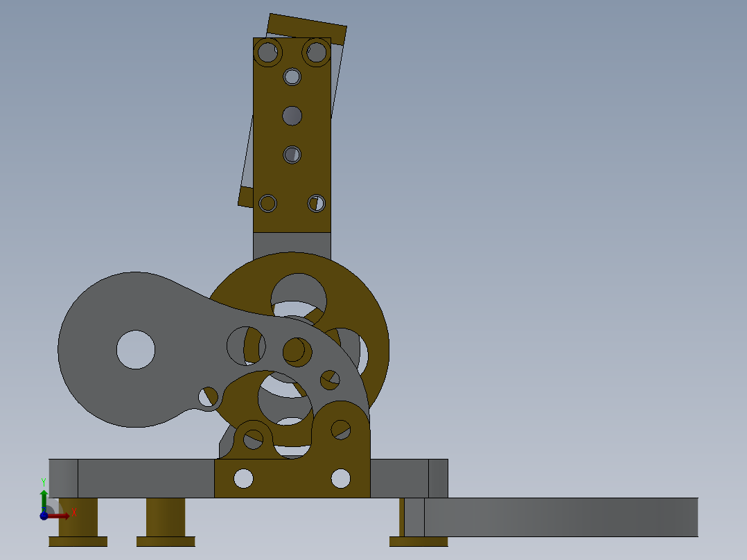 蒸汽机SW11模型3D模前视图