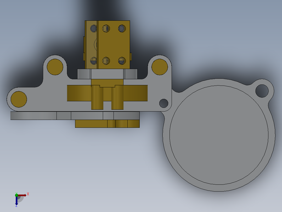 蒸汽机SW11模型3D模俯视图