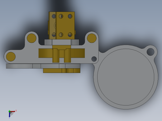 蒸汽机SW11模型3D模俯视缩略图