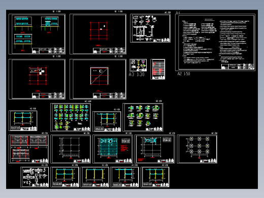 轻钢厂房图纸（全套）