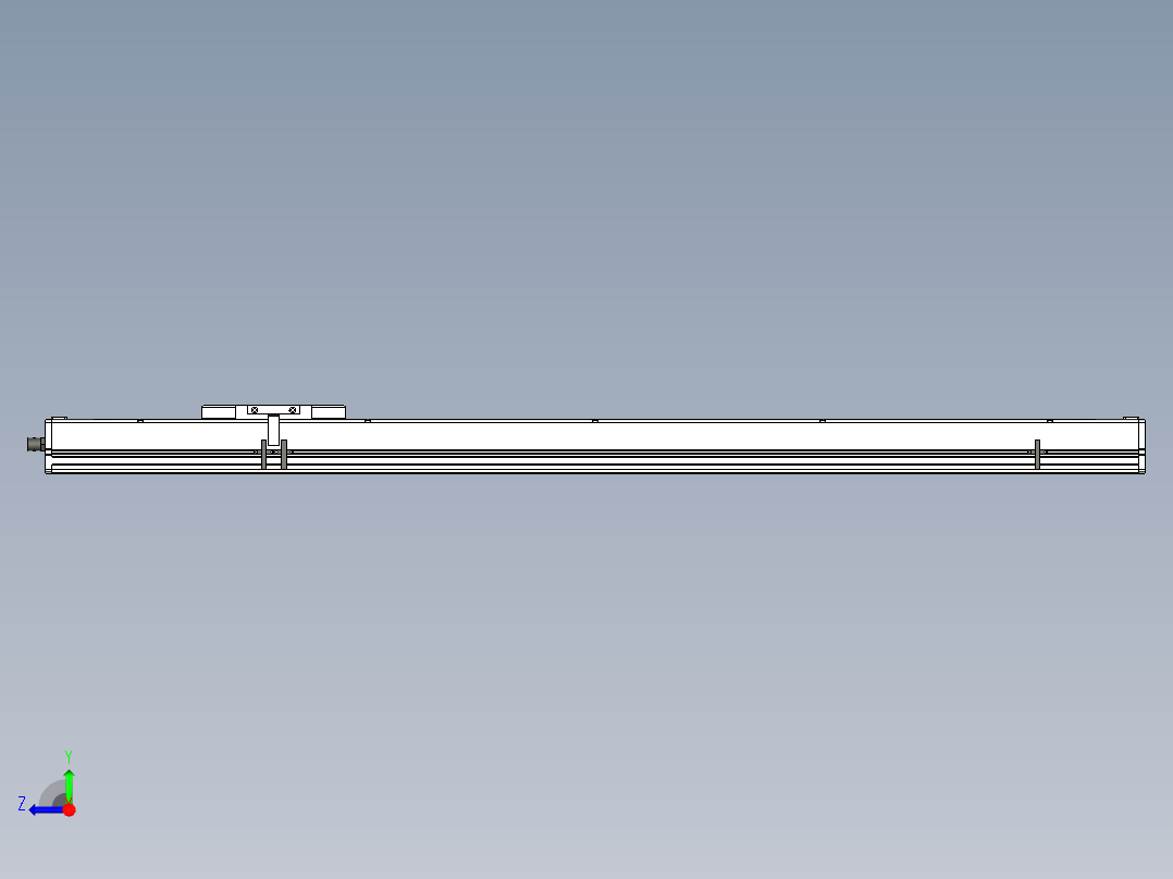 Toyo东佑达直线模组-ECH14-1000-M+煞車右视图