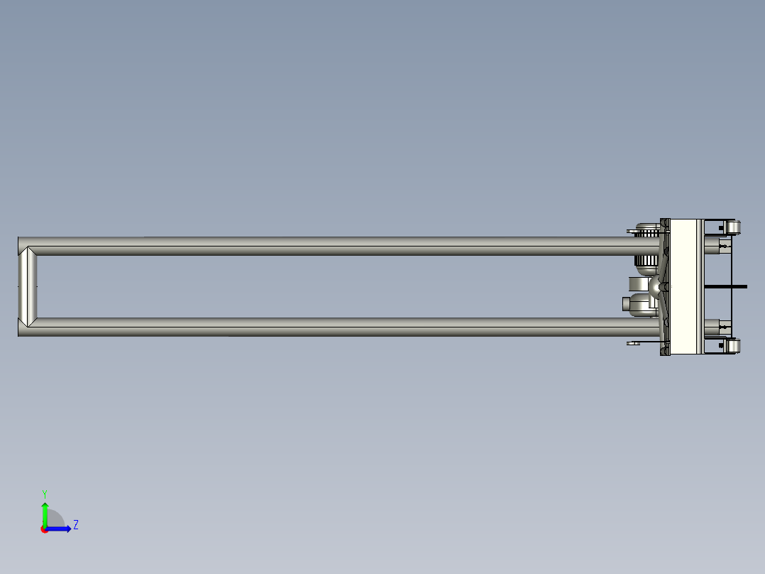 抹墙机毕业设计左视图