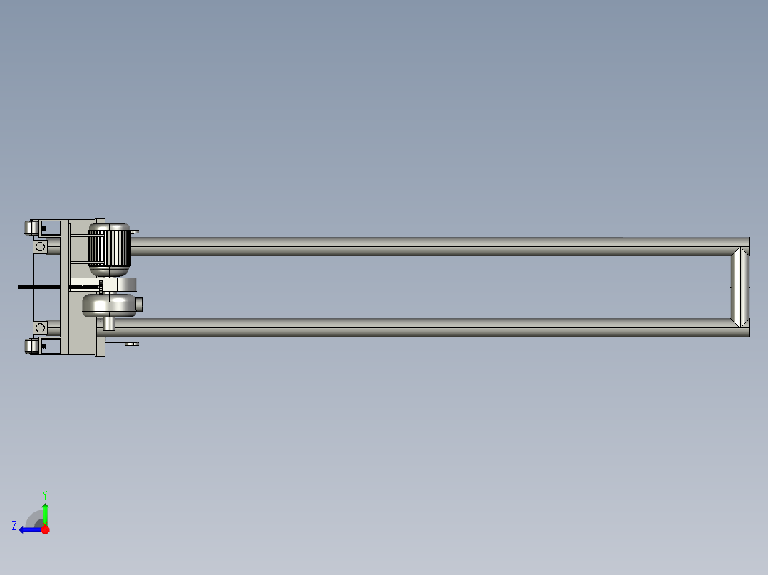 抹墙机毕业设计右视图