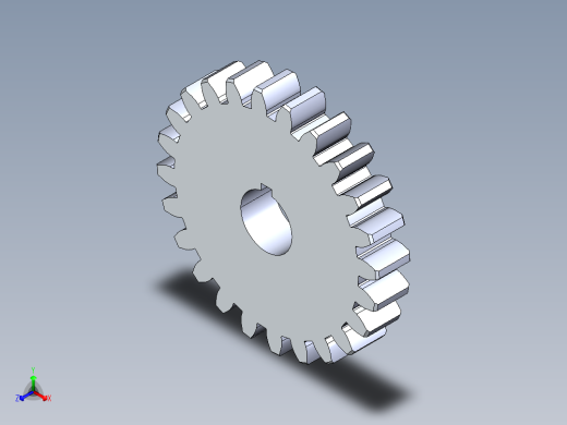 正齿轮压力角20 -32dp-20pa-24t spur gear