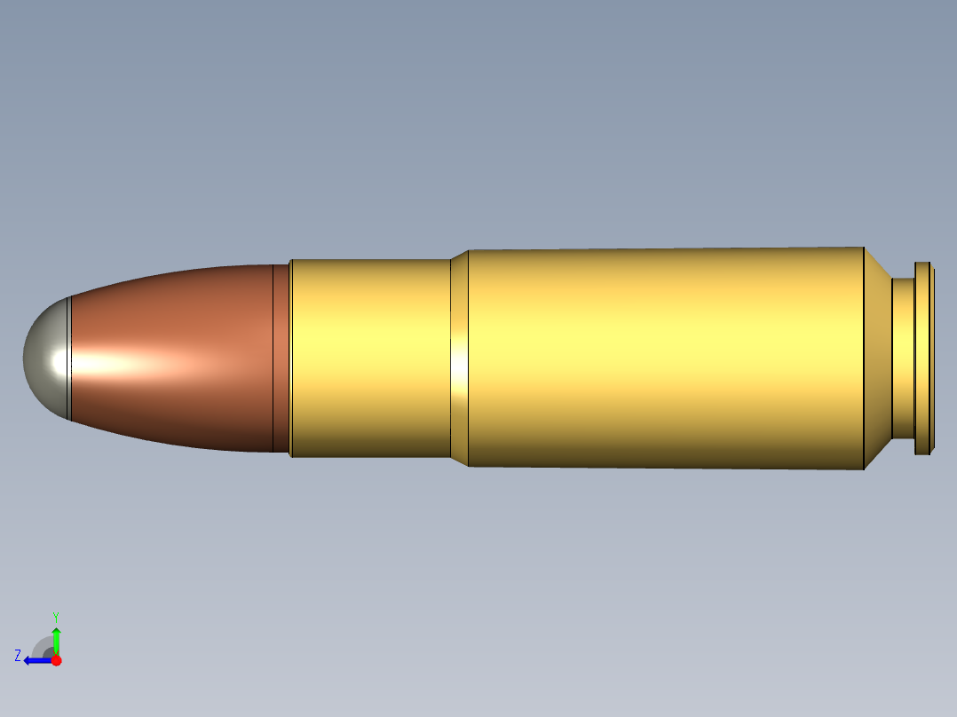 0.458 SOCO弹药右视图