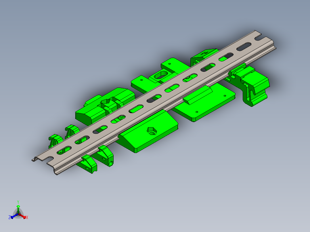 符合DIN标准正等轴测图