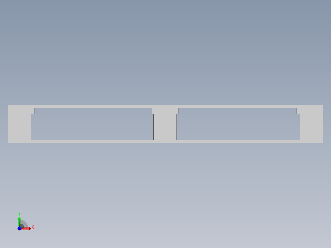 托盘 设计模型 (2)前视图