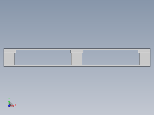 托盘 设计模型 (2)前视缩略图