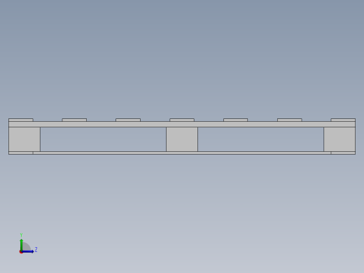托盘 设计模型 (2)左视缩略图