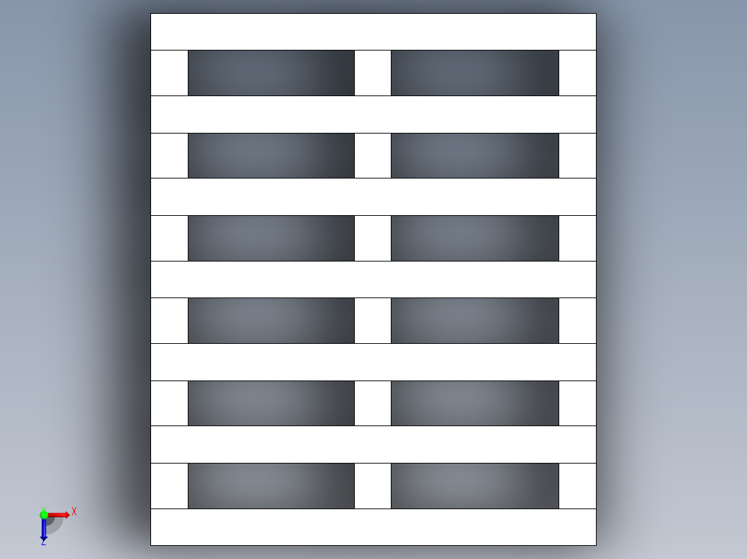 托盘 设计模型 (2)俯视图
