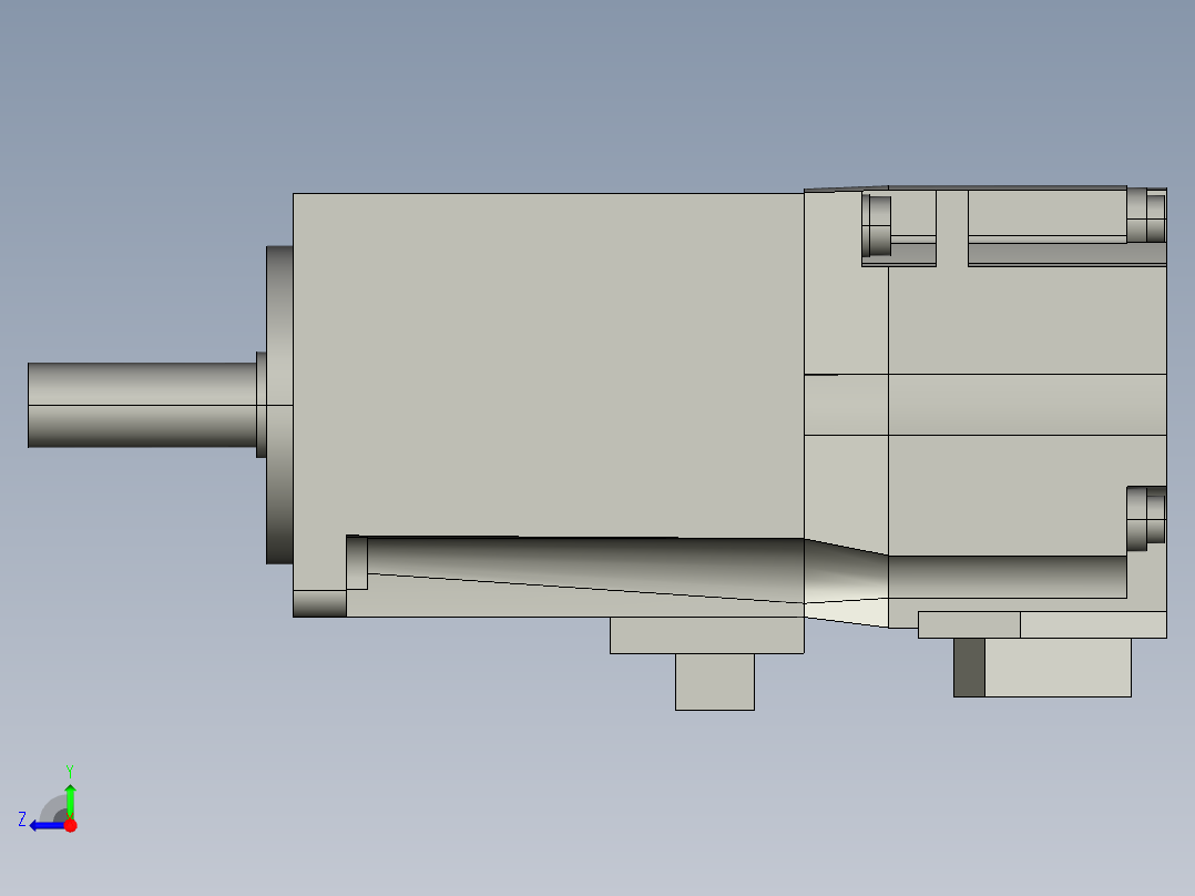 100W-hg-kr13_三菱电机右视图