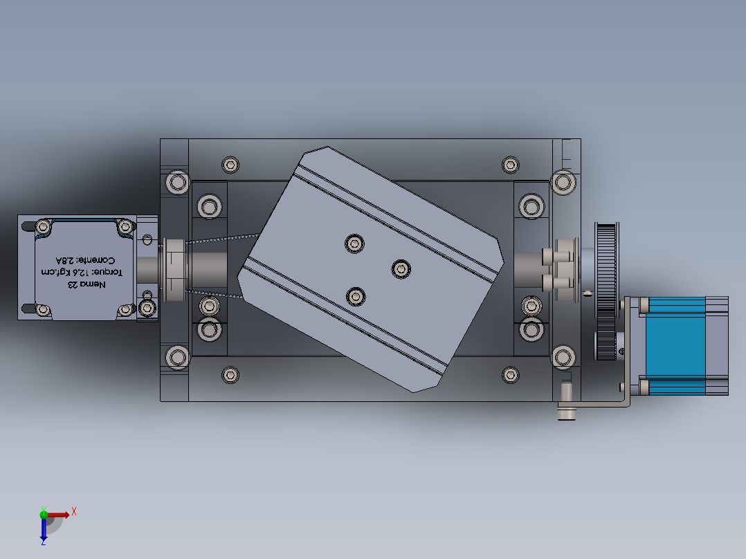 高精度CNC俯视图
