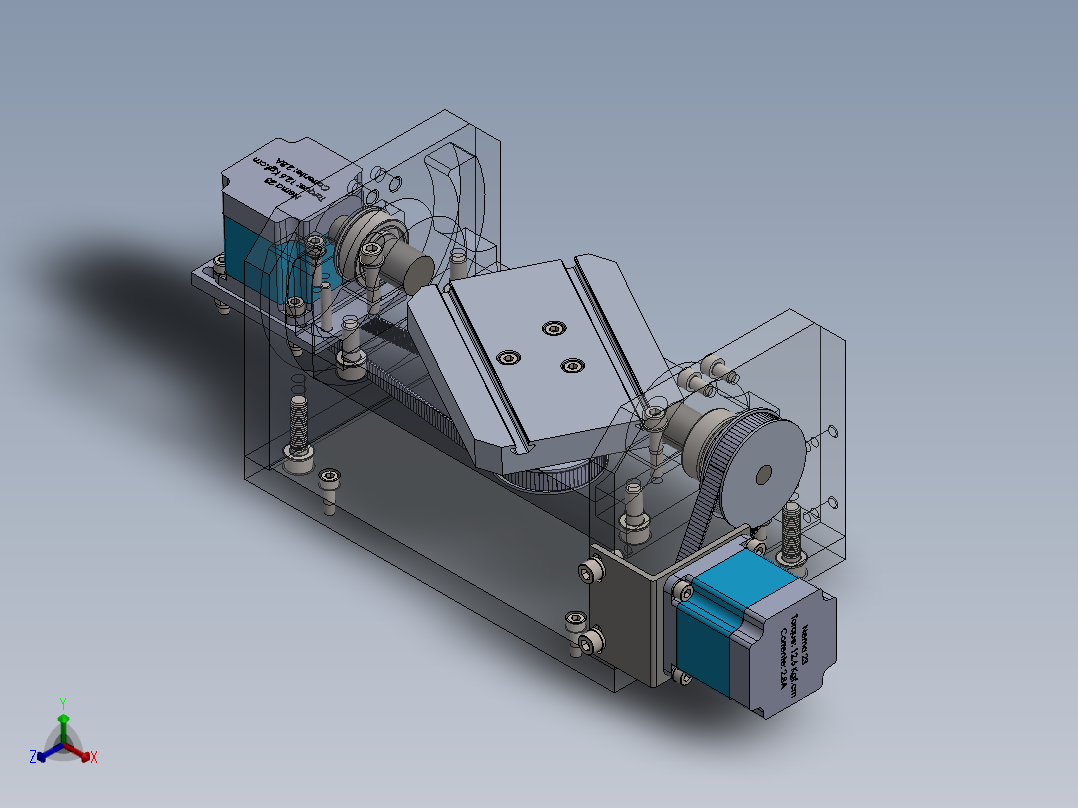 高精度CNC正等轴测图