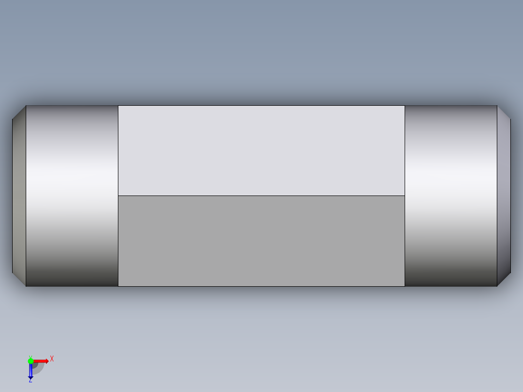 卡套式工业通用硬管接头EO_Male_stud_run_tee_TE16SRCFX俯视图