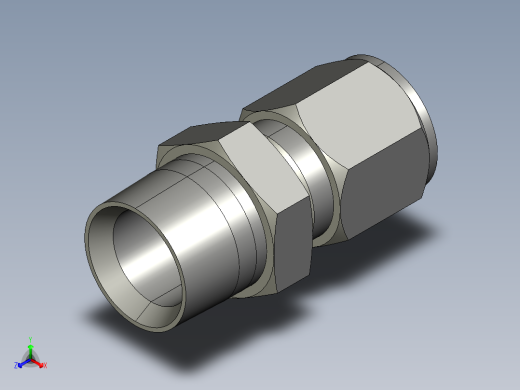 卡套式工业通用硬管接头10-12_fbu-s正等轴测缩略图