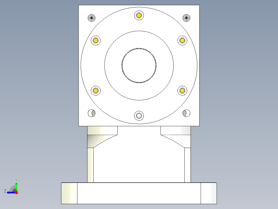 换向器PW140单轴-1 35-114.3-200-M12.stp右视图