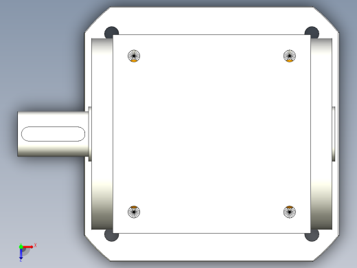 换向器PW140单轴-1 35-114.3-200-M12.stp俯视缩略图